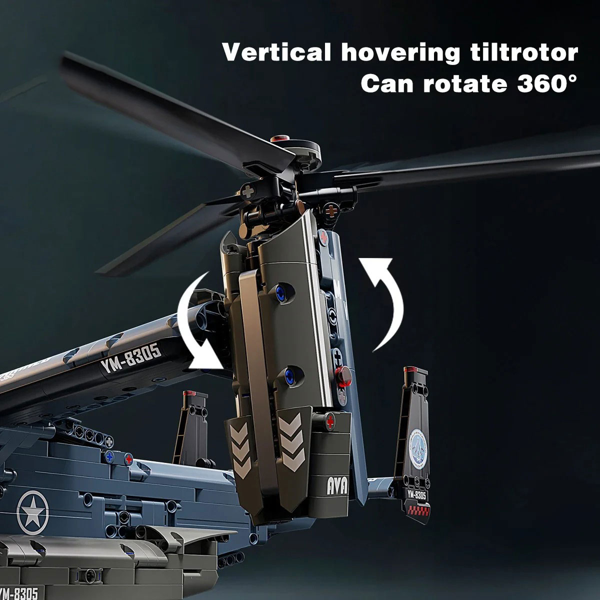 مجموعة مكعبات بناء طائرة V-22  - مراجعة Jjrc Drone X12 وسعره