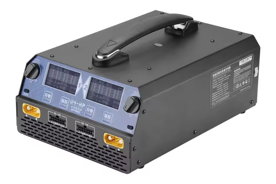 شاحن/مفرغ ذكي ثنائي القناة EV- - مراجعة Drone Battery Lipo وسعره